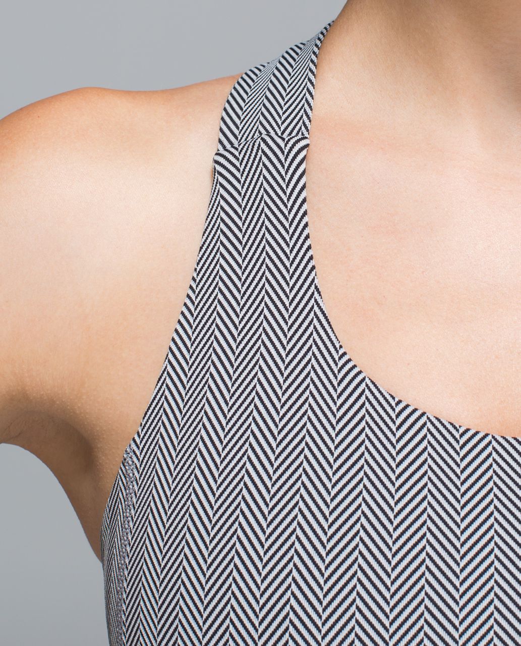 Lululemon All Sport Bra - Giant Herringbone Black Heathered Silver Spoon -  lulu fanatics