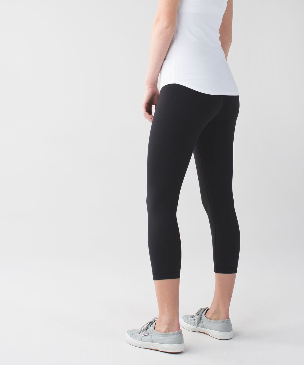 Lululemon Wunder Under Crop II *Full-On Luon - Black / Manifesto