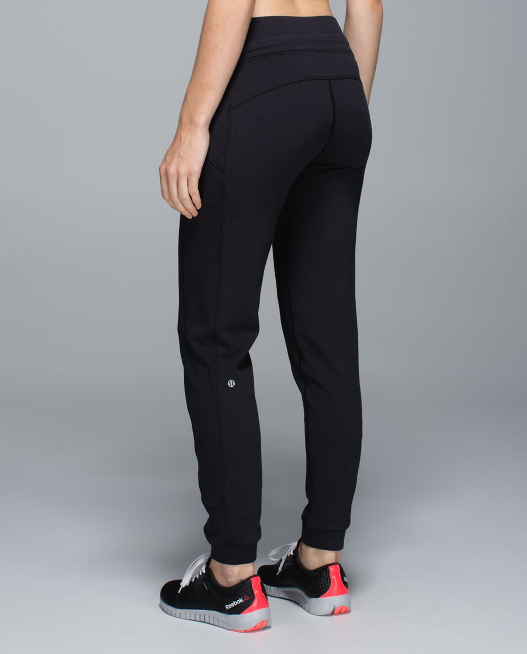 Lululemon Base Runner Pant - Wee Stripe Black Heathered Black /  Black