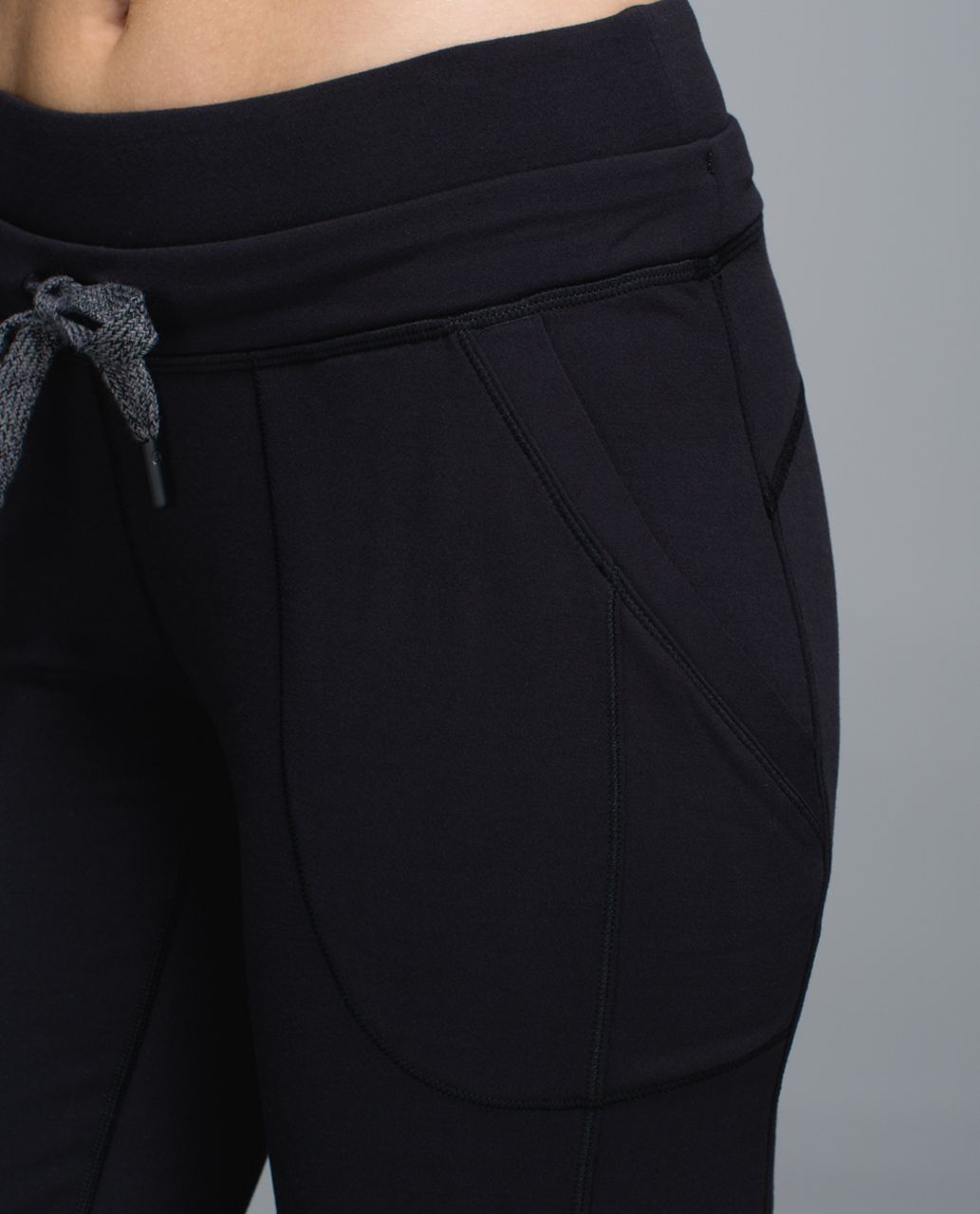 Lululemon Base Runner Pant - Wee Stripe Black Heathered Black / Black ...