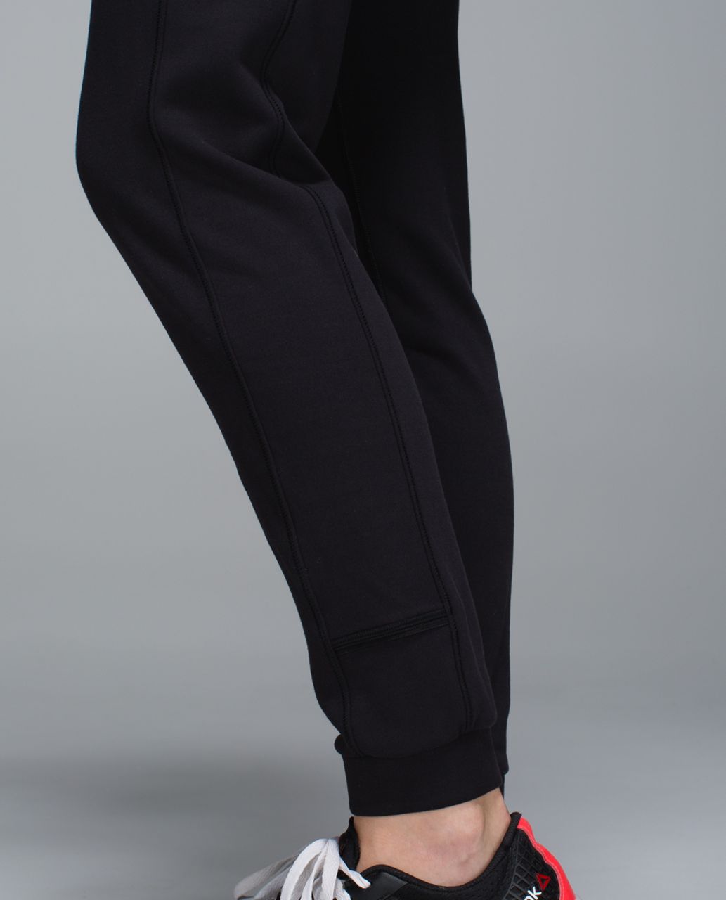 Lululemon Base Runner Pant - Wee Stripe Black Heathered Black /  Black