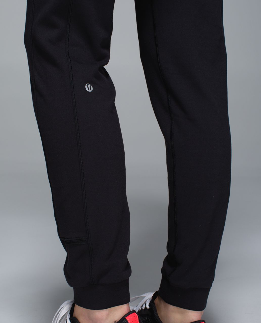 Lululemon Base Runner Pant - Wee Stripe Black Heathered Black /  Black