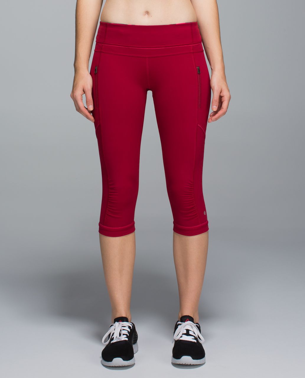 Lululemon Passion Crop II - Deepest Cranberry