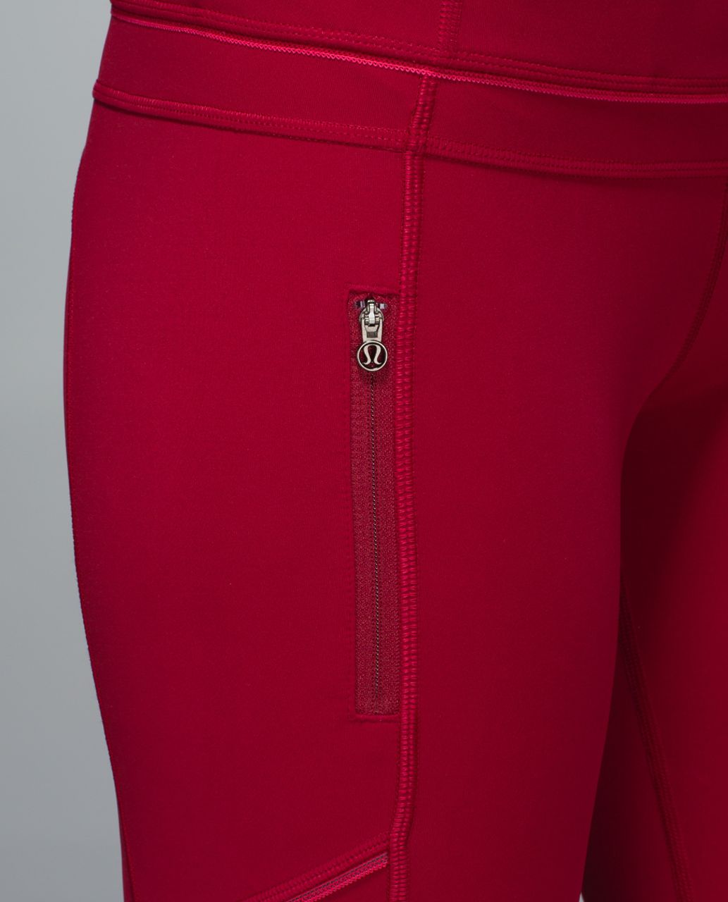 Lululemon Passion Crop II - Deepest Cranberry