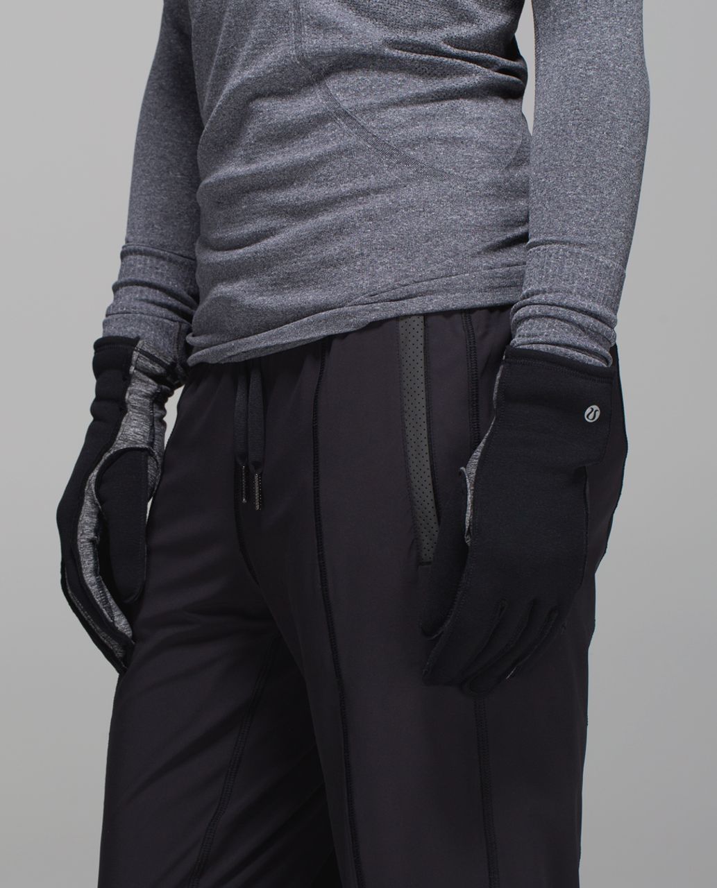 Lululemon Run With Me Gloves *Fleece - Black