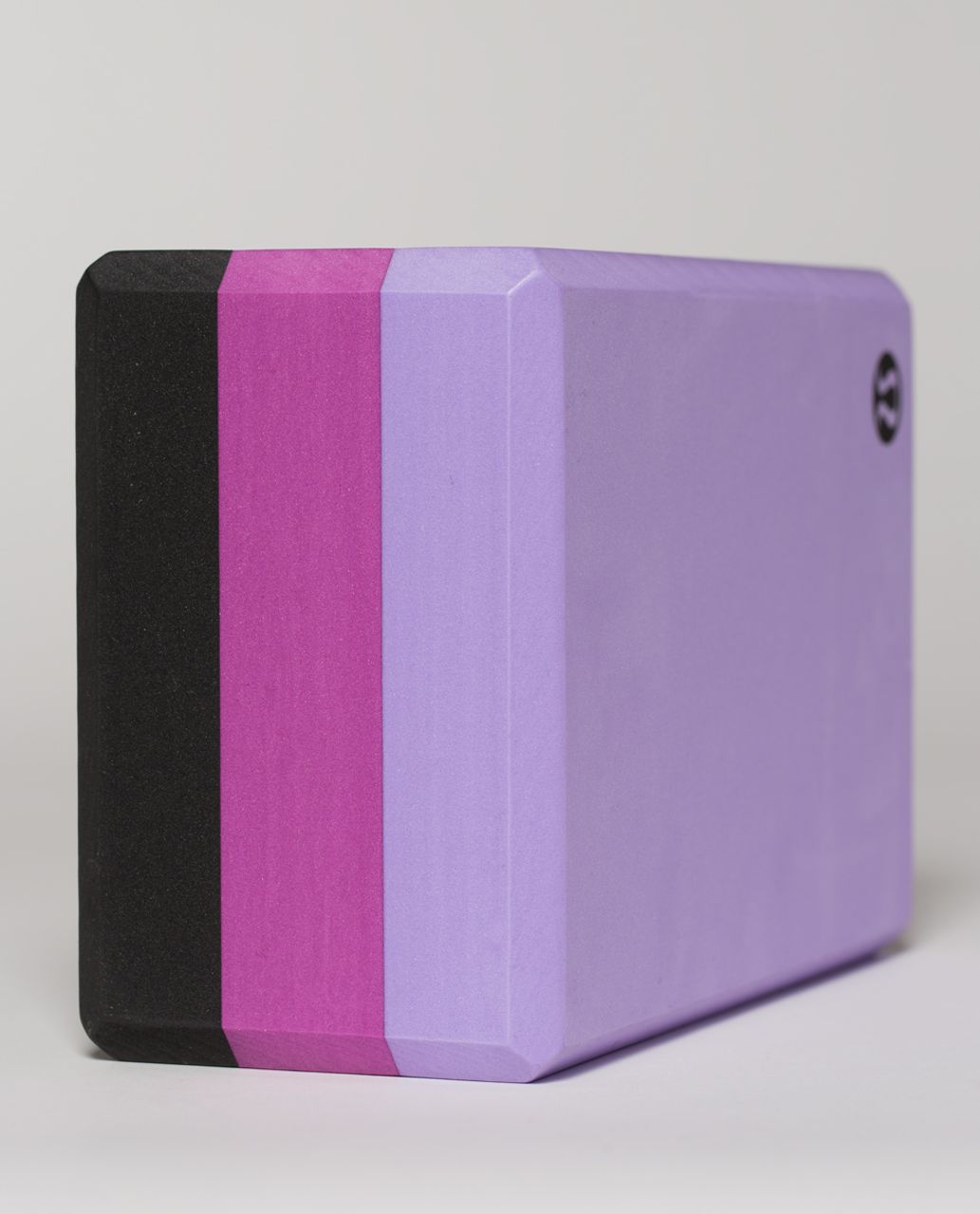 Lululemon Uplifting Yoga Block - Deep Coal / Ultra Violet / Pretty Purple