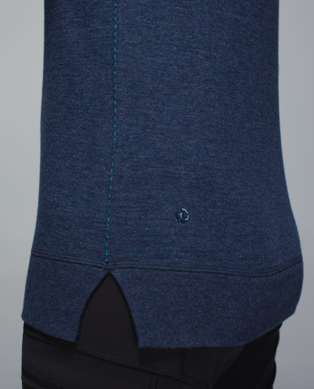 Lululemon Open Your Heart Long Sleeve II - Heathered Ink / Classic Stripe  Heathered Inkwell Surge - lulu fanatics