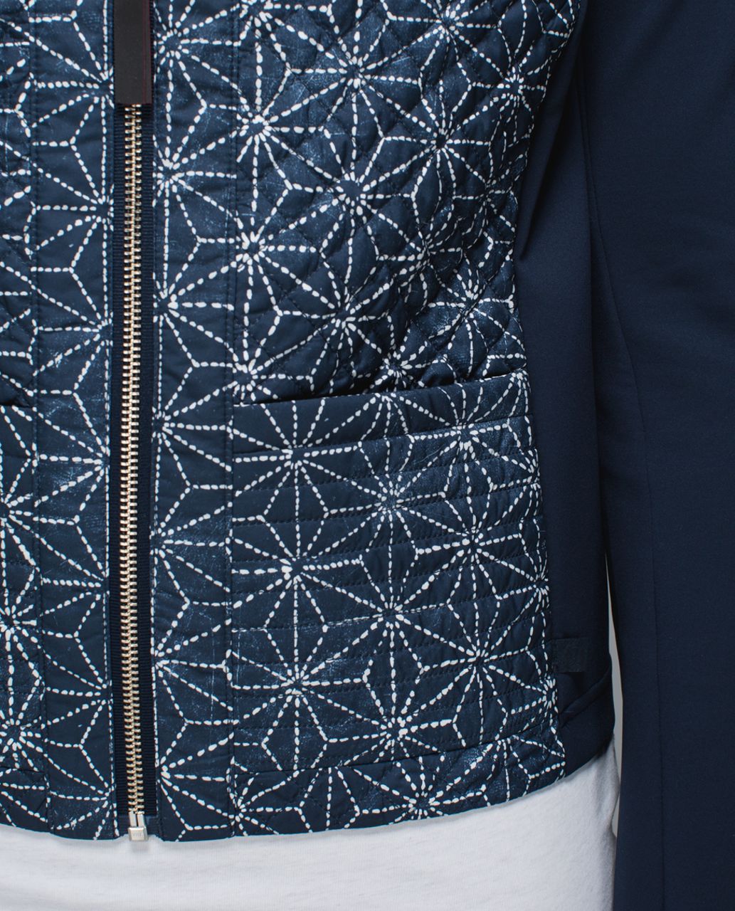 Lululemon Cardigan & Again - Exploded Sashiko Star Inkwell Ghost / Inkwell