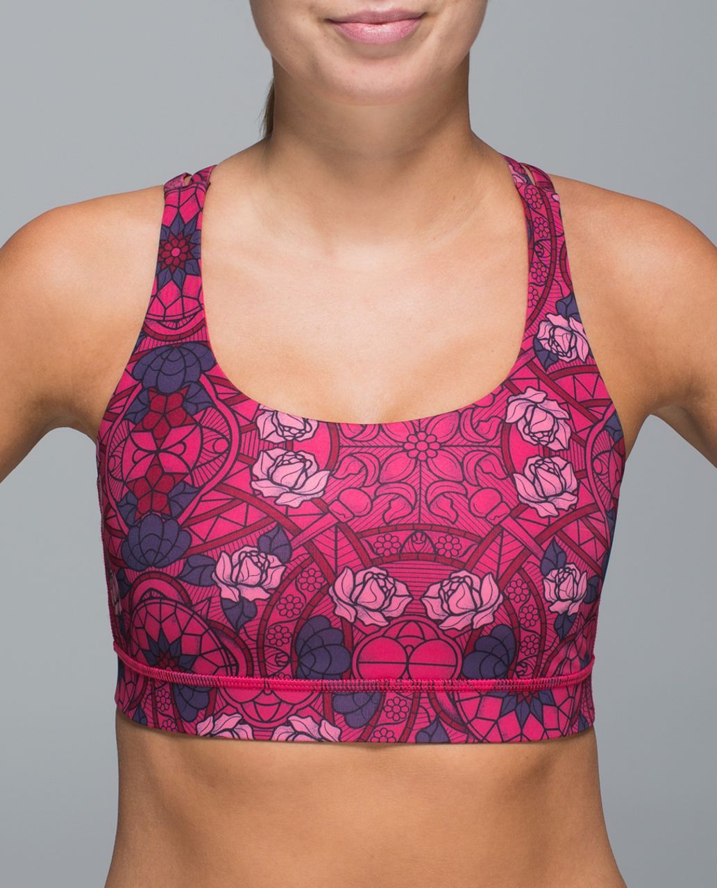 Lululemon Energy Bra - Prisma Multi Guava Lava Boom Juice