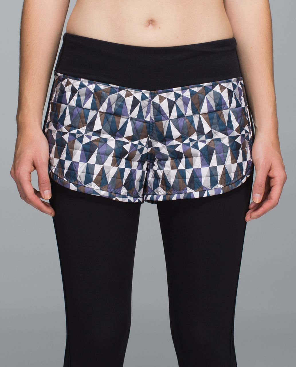 Lululemon Hot Cheeks Short - Stained Glass Love Neutral Blush Black