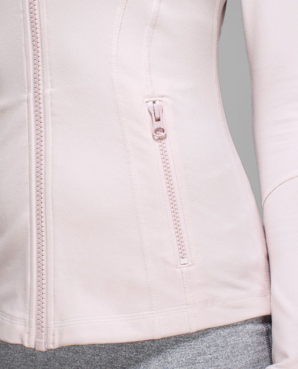 Lululemon Define Jacket - Neutral Blush / Tonka Stripe Heathered Slate White