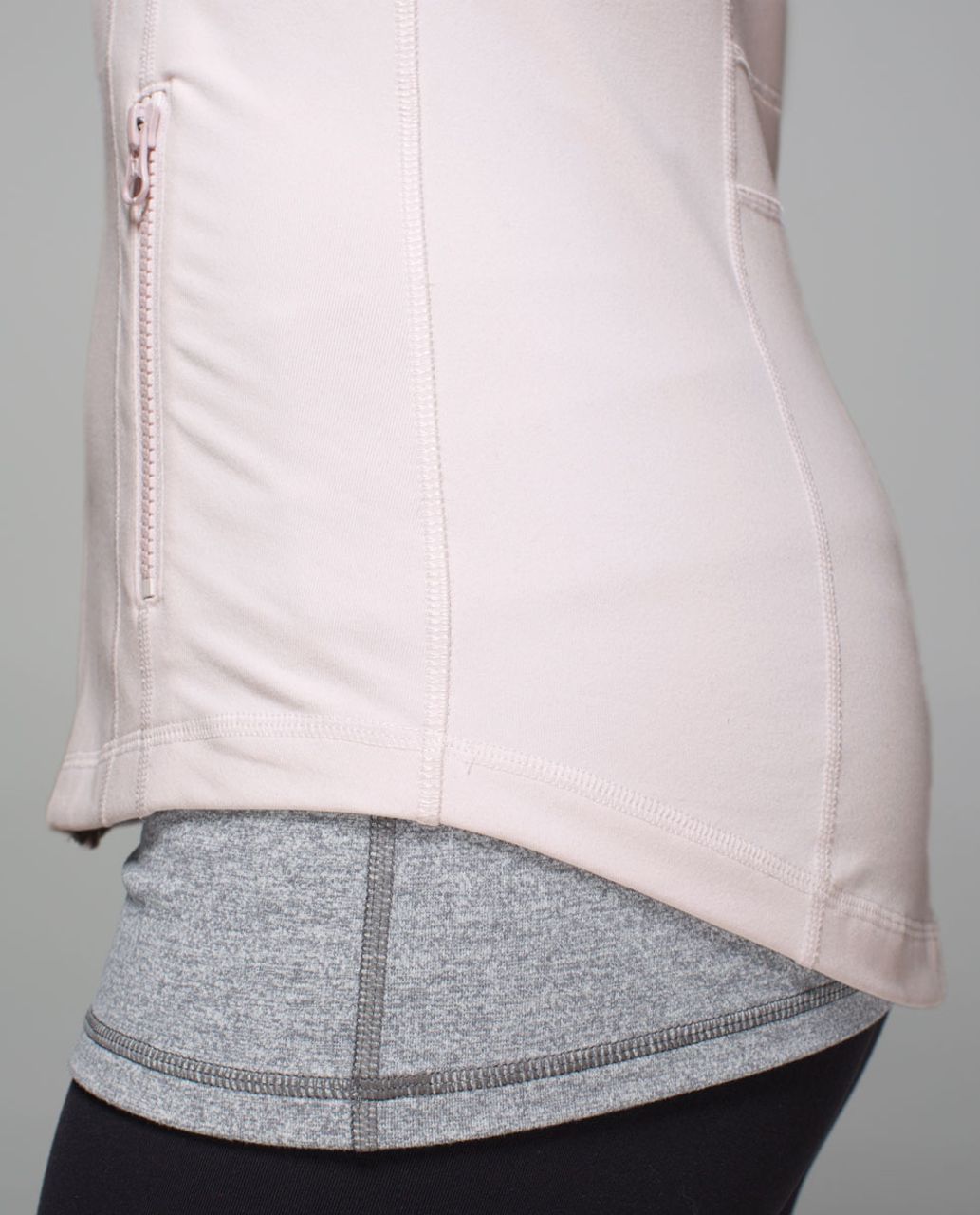 Lululemon Define Jacket - Neutral Blush / Tonka Stripe Heathered Slate White