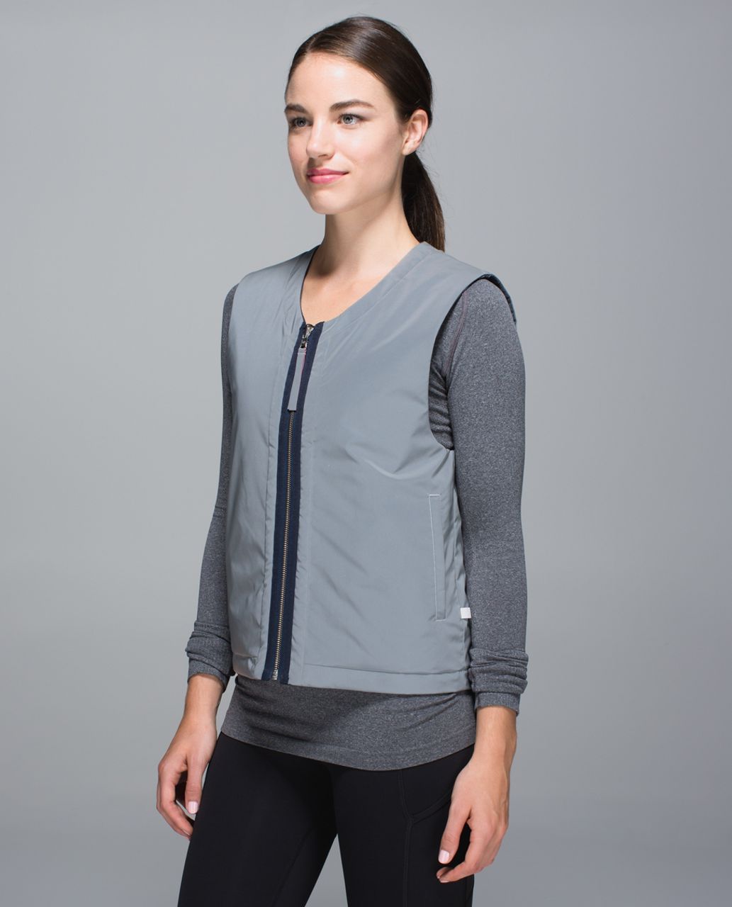 Lululemon Light & Bright Vest - Inkwell / Silver