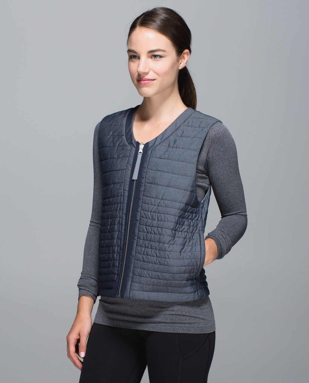 Lululemon Light & Bright Vest - Inkwell / Silver