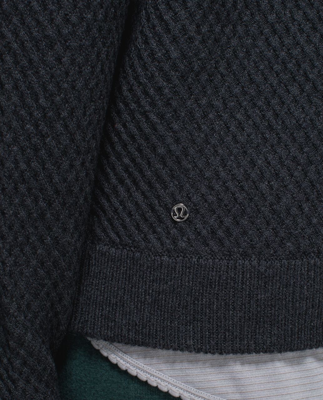 Lululemon Yogi Crew Sweater - Heathered Black