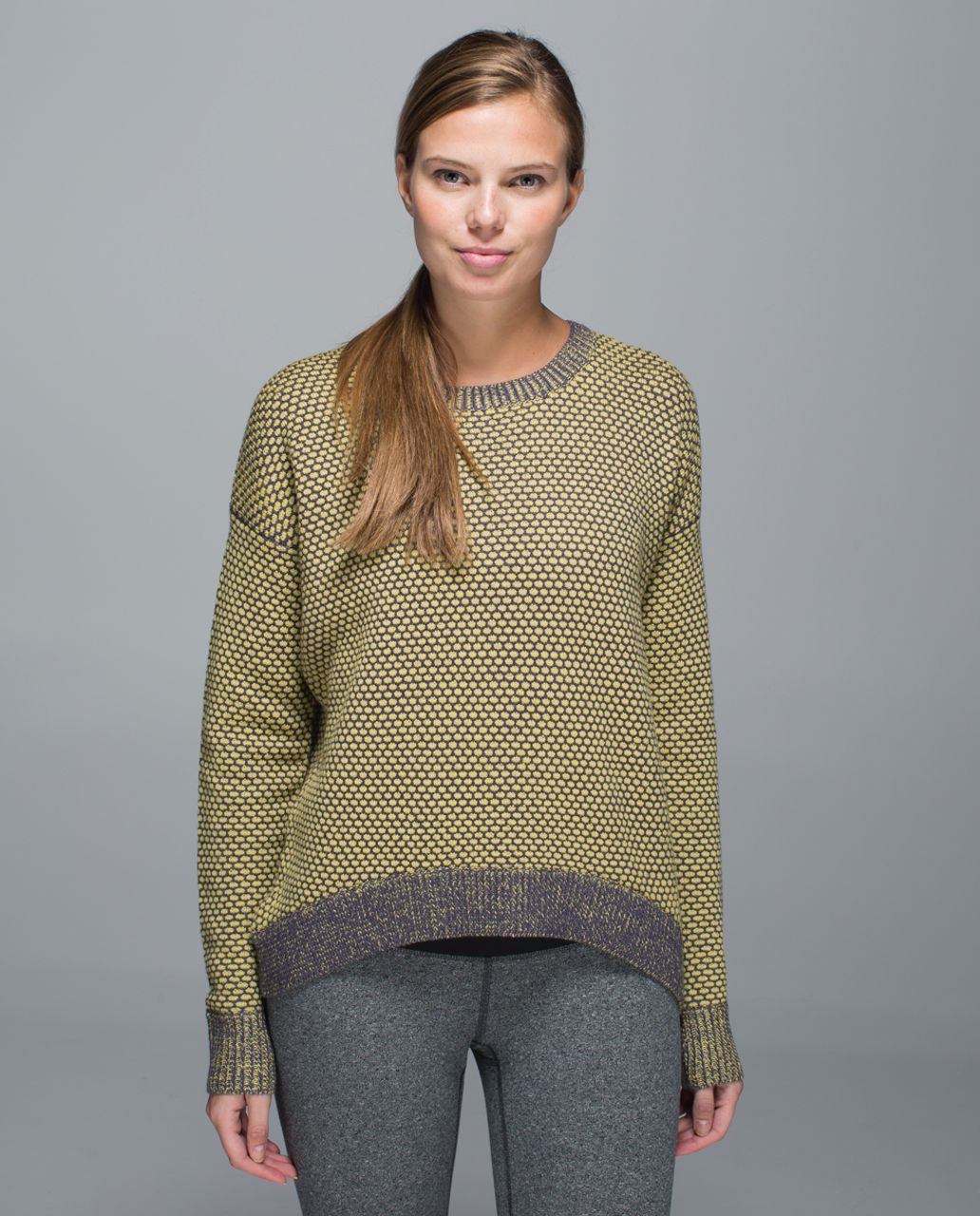 Lululemon Yogi Crew Sweater - Nightfall / Aged Moss