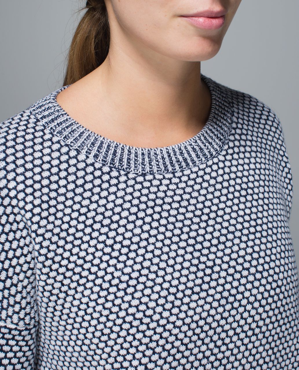 Lululemon Yogi Crew Sweater - Inkwell / White