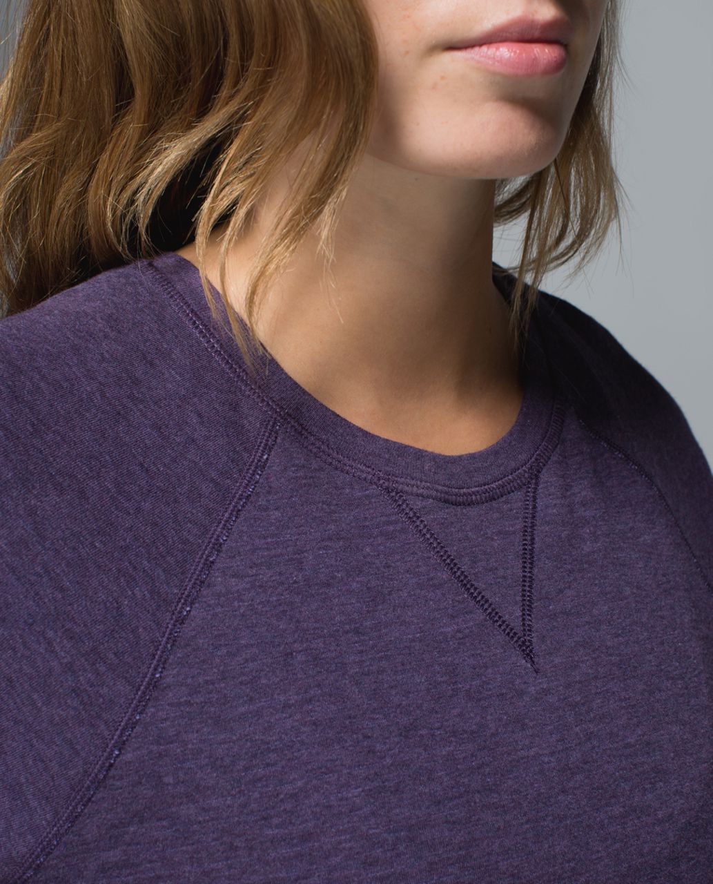 Lululemon Open Your Heart Long Sleeve II - Heathered Deep Zinfandel /  Classic Stripe Heathered Deep Zinfandel Winter Orchid - lulu fanatics