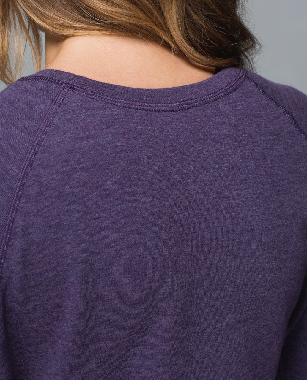 Lululemon Open Your Heart Long Sleeve II - Heathered Deep