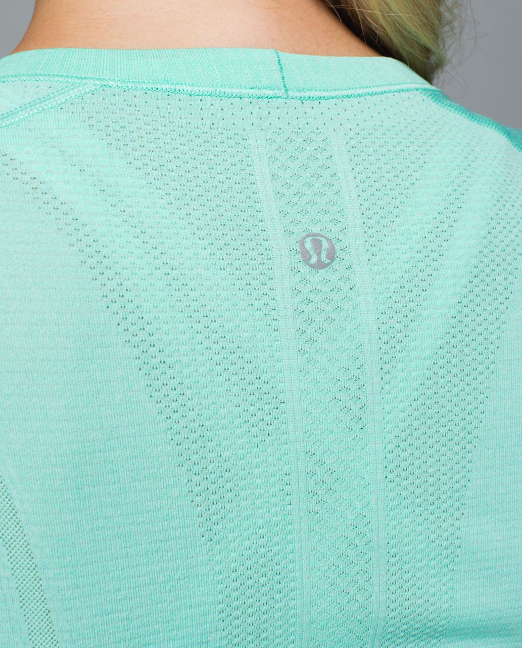 Lululemon Run:  Swiftly Tech Long Sleeve Crew - Heathered Menthol