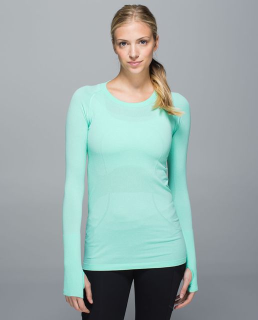 Lululemon Swiftly Tech Long Sleeve Crew - Heathered Berry Rumble - lulu ...