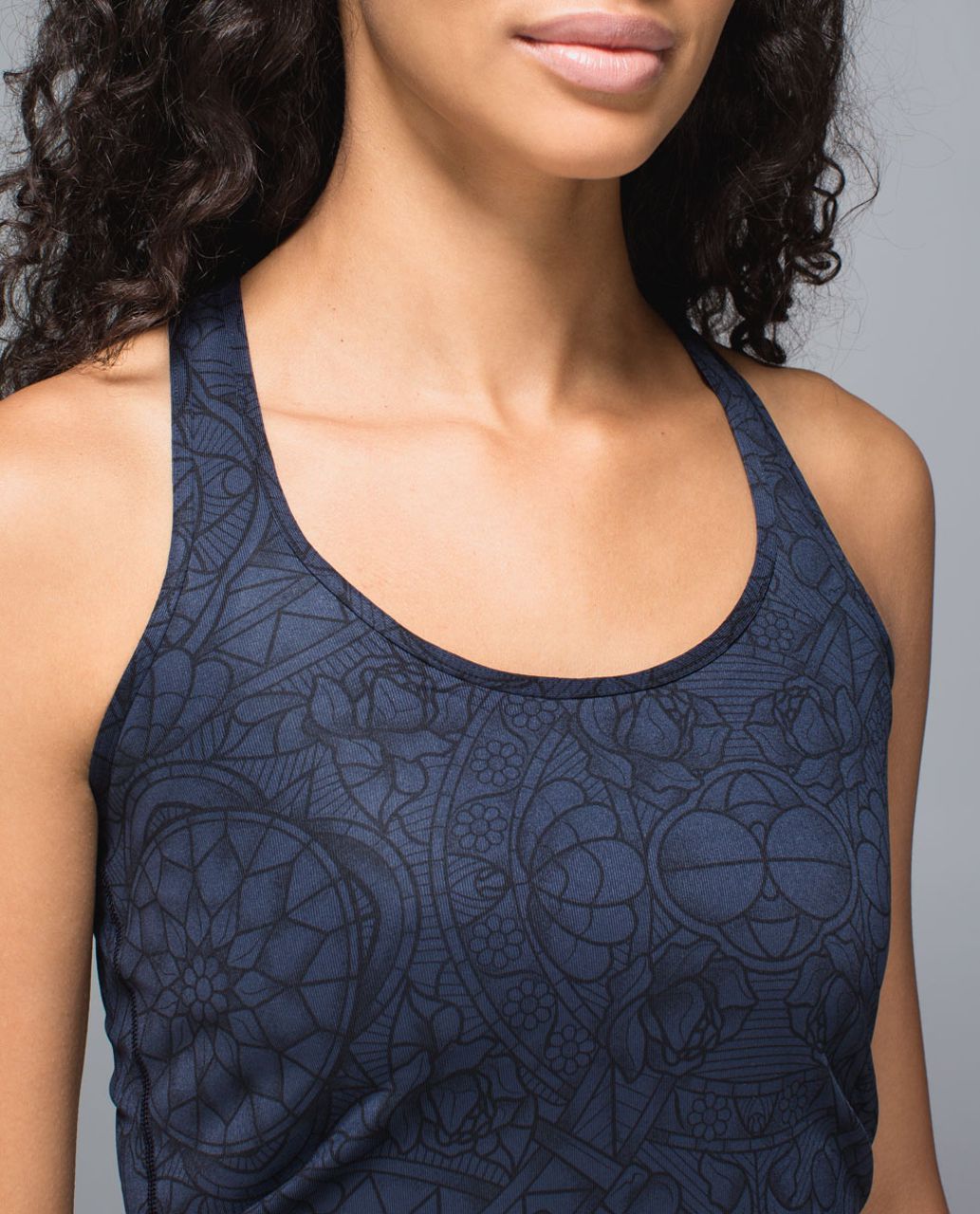 Lululemon Cool Racerback - Prisma Inkwell Black