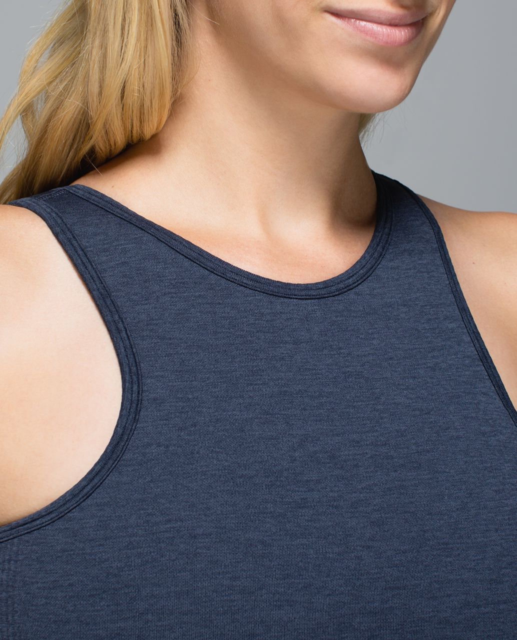 Lululemon Seamlessly Covered Tank - Heathered Inkwell