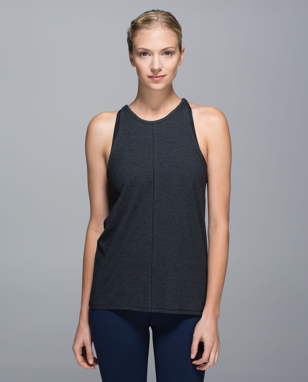 Lululemon Find Your Zen Tank - Heathered Black