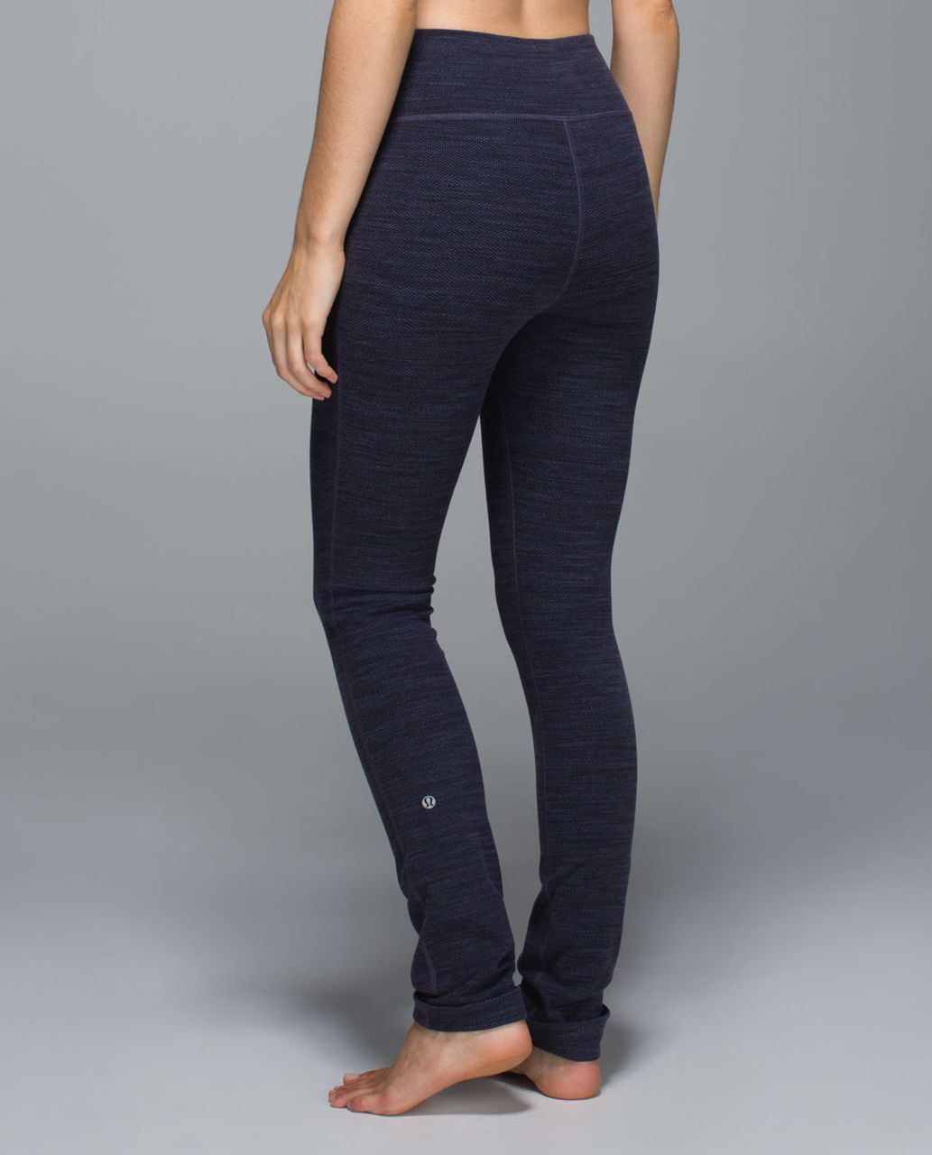 Lululemon Skinny Will Pant *Full-On Luon - Diamond Jacquard Space Dye Black Nightfall