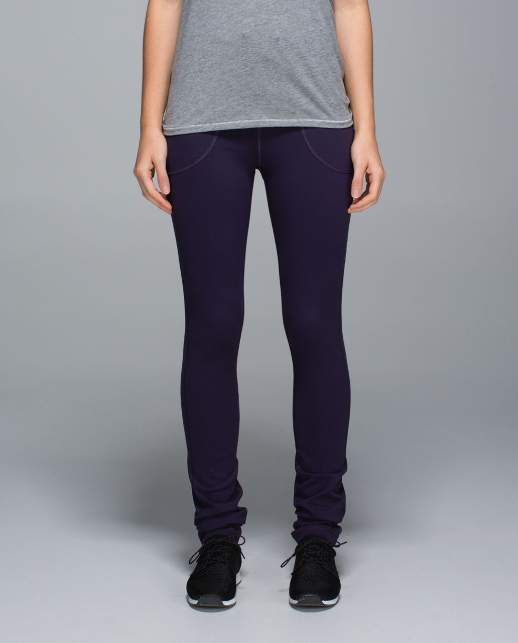 Lululemon Skinny Will Pant *Full-On Luon - Black Grape