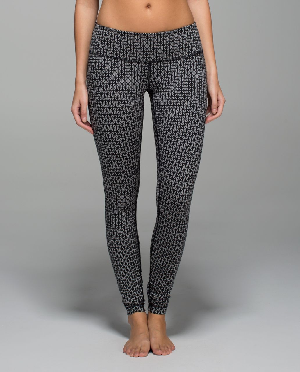 Lululemon Wunder Under Pant *Full-On Luon - Tri Geo Silver Spoon Black -  lulu fanatics