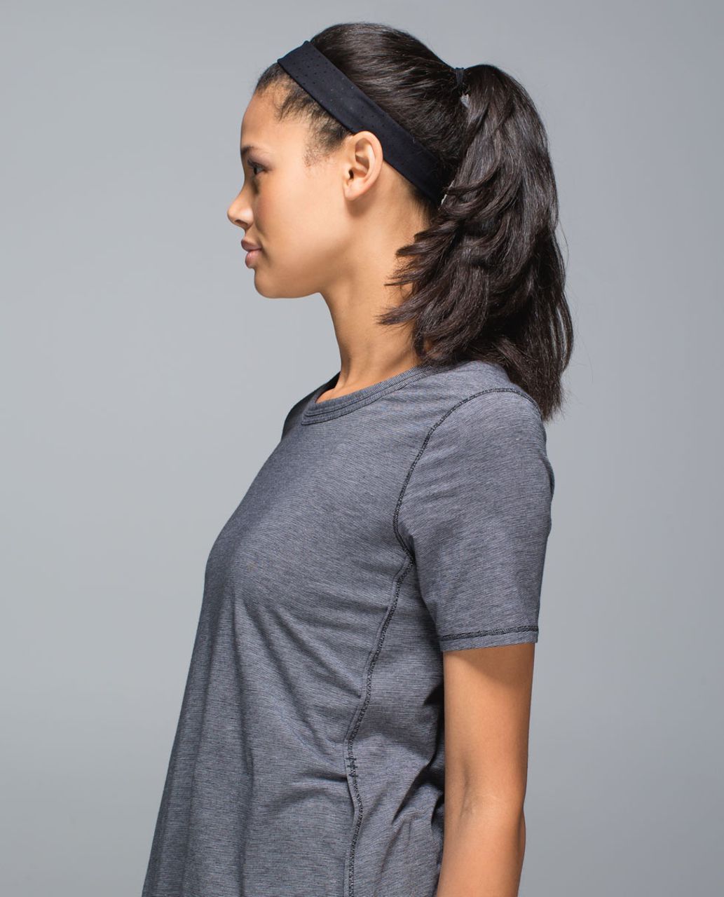 Lululemon Fly Away Tamer Headband *Skinny - Shine Dot Black