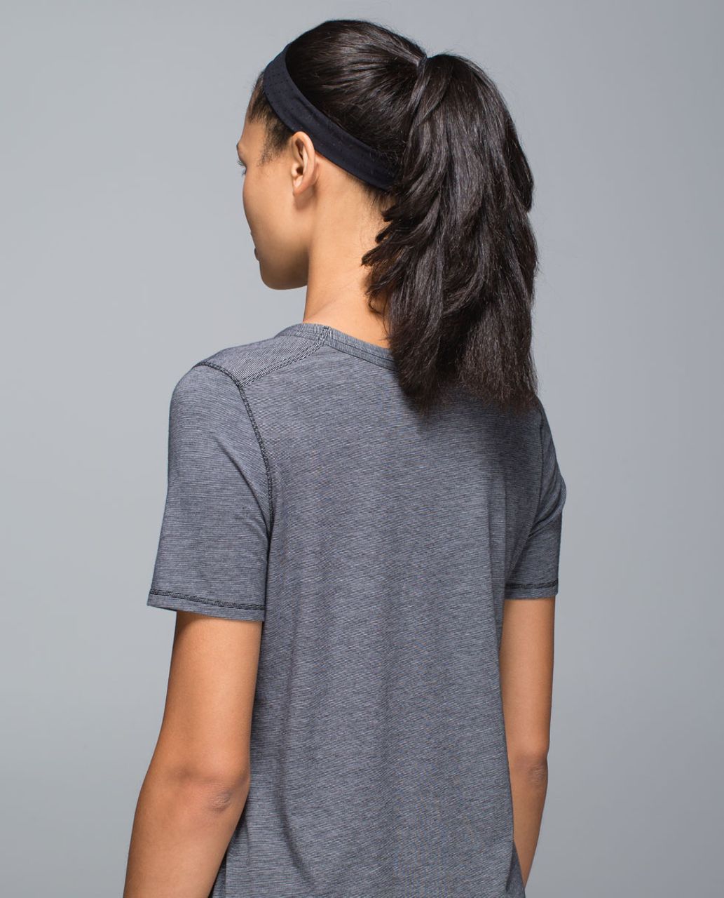 Lululemon Fly Away Tamer Headband *Skinny - Shine Dot Black