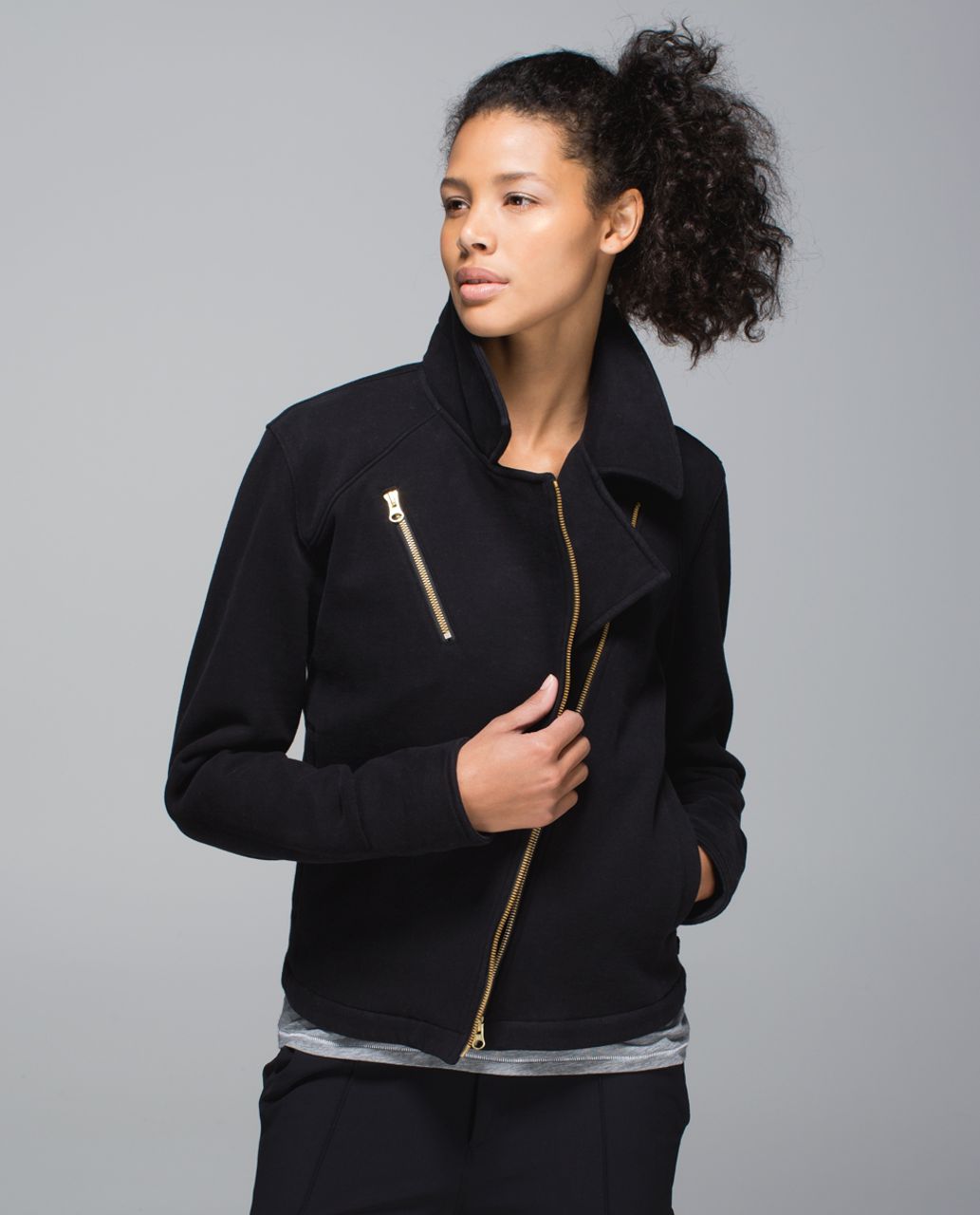 Lululemon Lightweight Hooded Jacket - Riverstone - lulu fanatics