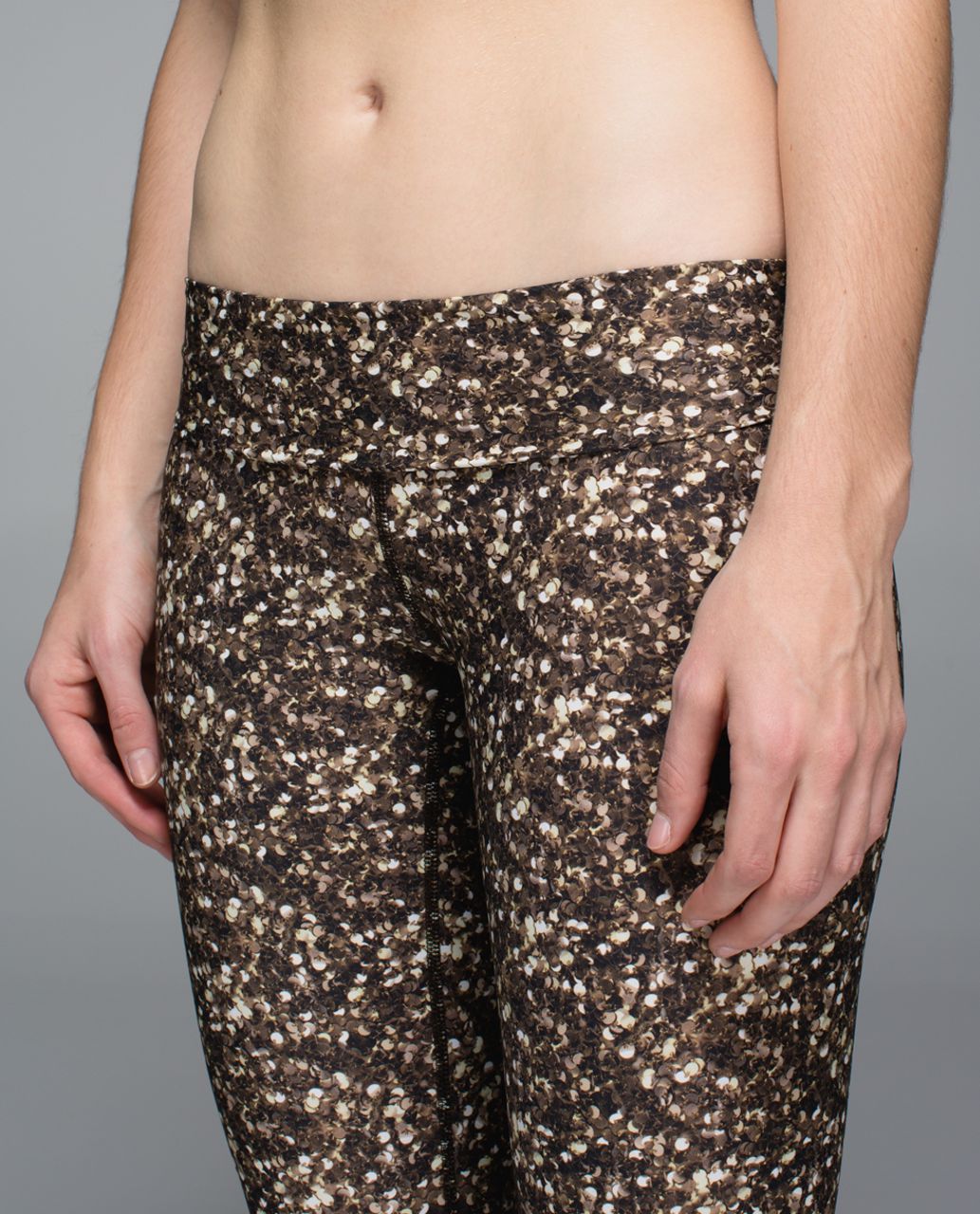 Lululemon Shine Tight (Roll Down) - Shimmy Shimmer Multi - lulu fanatics