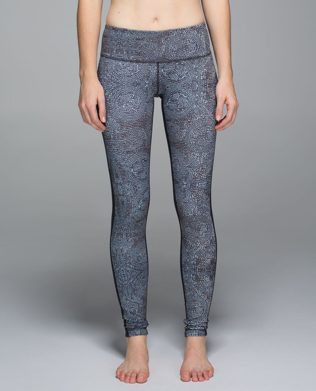 Lululemon Wunder Under Pant *Full-On Luon - Bead Envy Silver Spoon Multi / Deep Coal