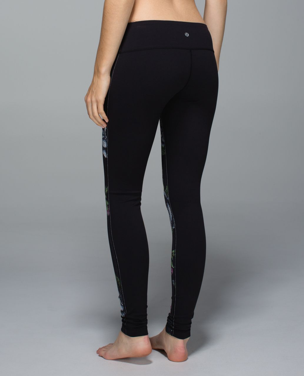 Lululemon Wunder Under Pant *Laser-Cut (Roll Down) - Inkwell - lulu  fanatics