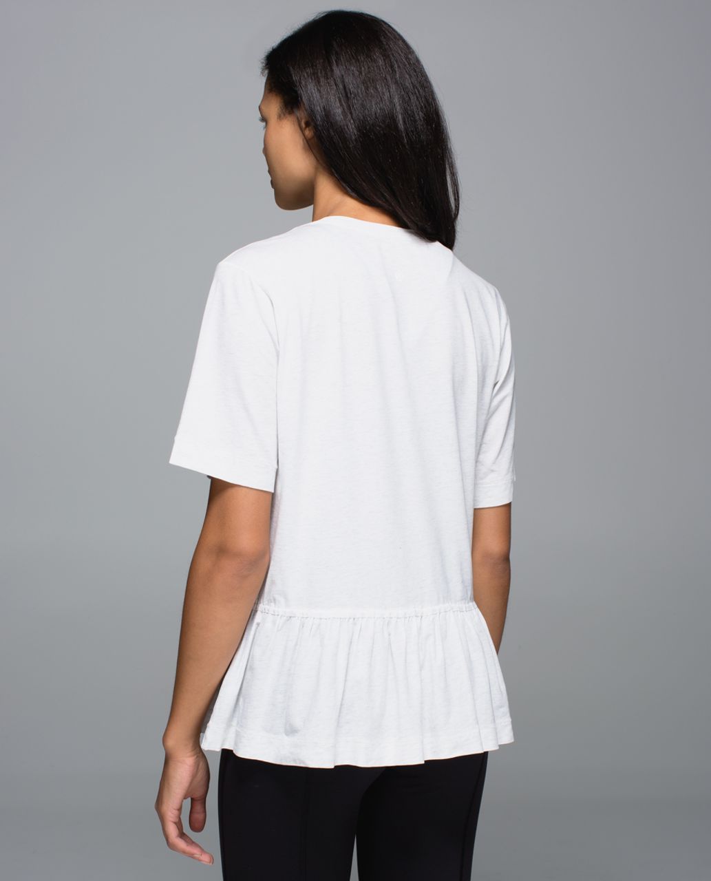 Lululemon Flouncey Tee - Heathered White