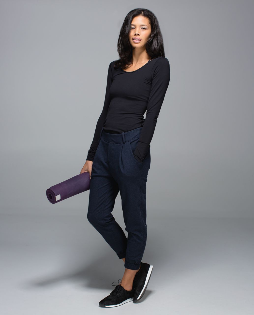 Lululemon Scoop Back Long Sleeve - Black - lulu fanatics