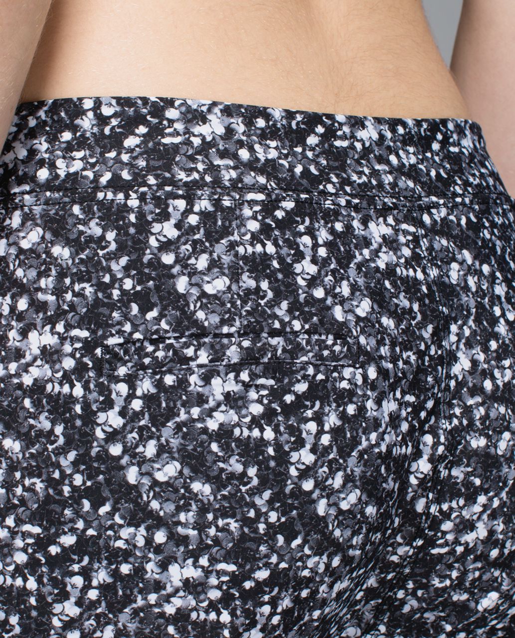 Lululemon Jet Crop - Shimmy Shimmer Black White