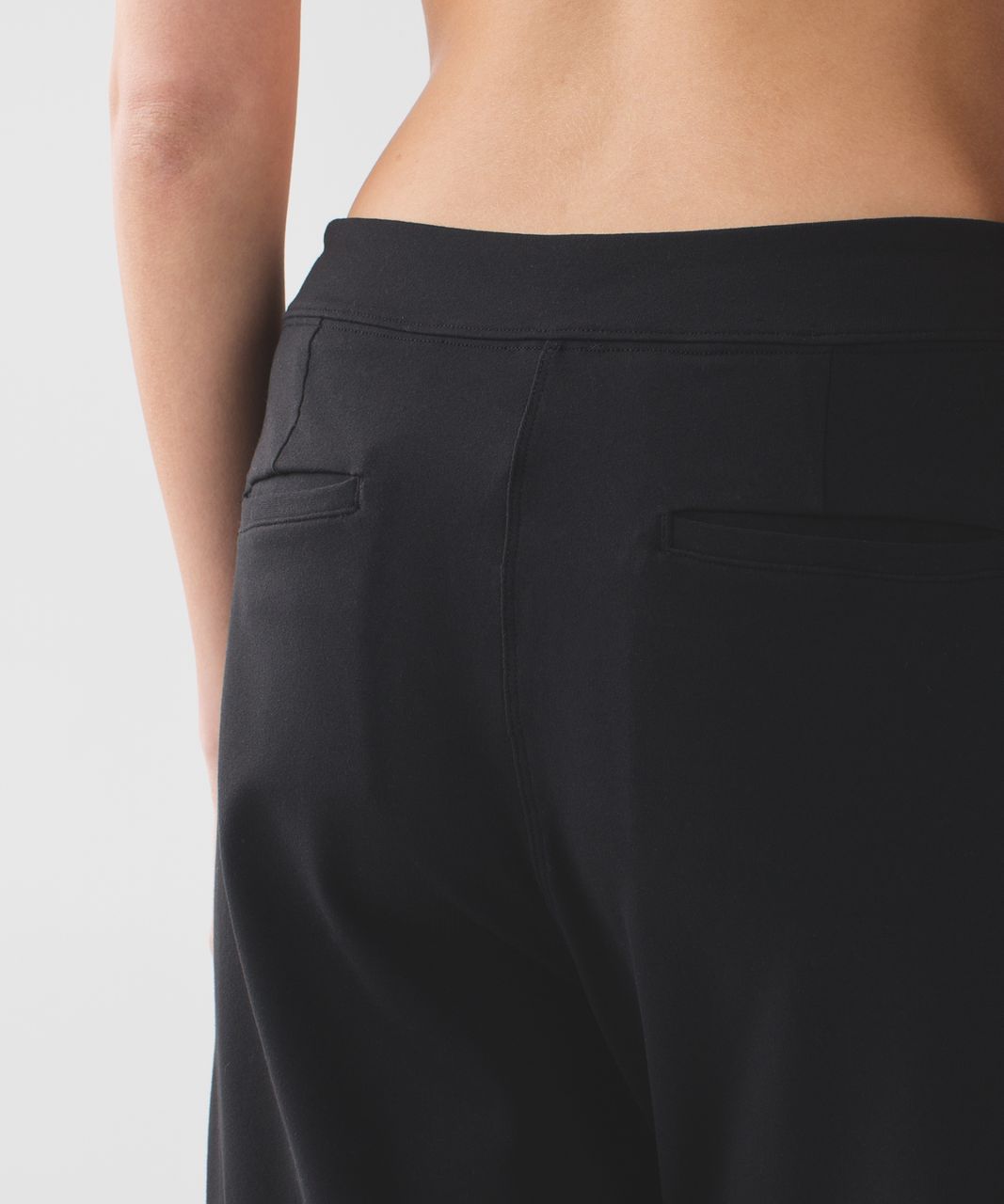 Lululemon Jet Crop *Slim Trouser - Black Cherry / Black - lulu