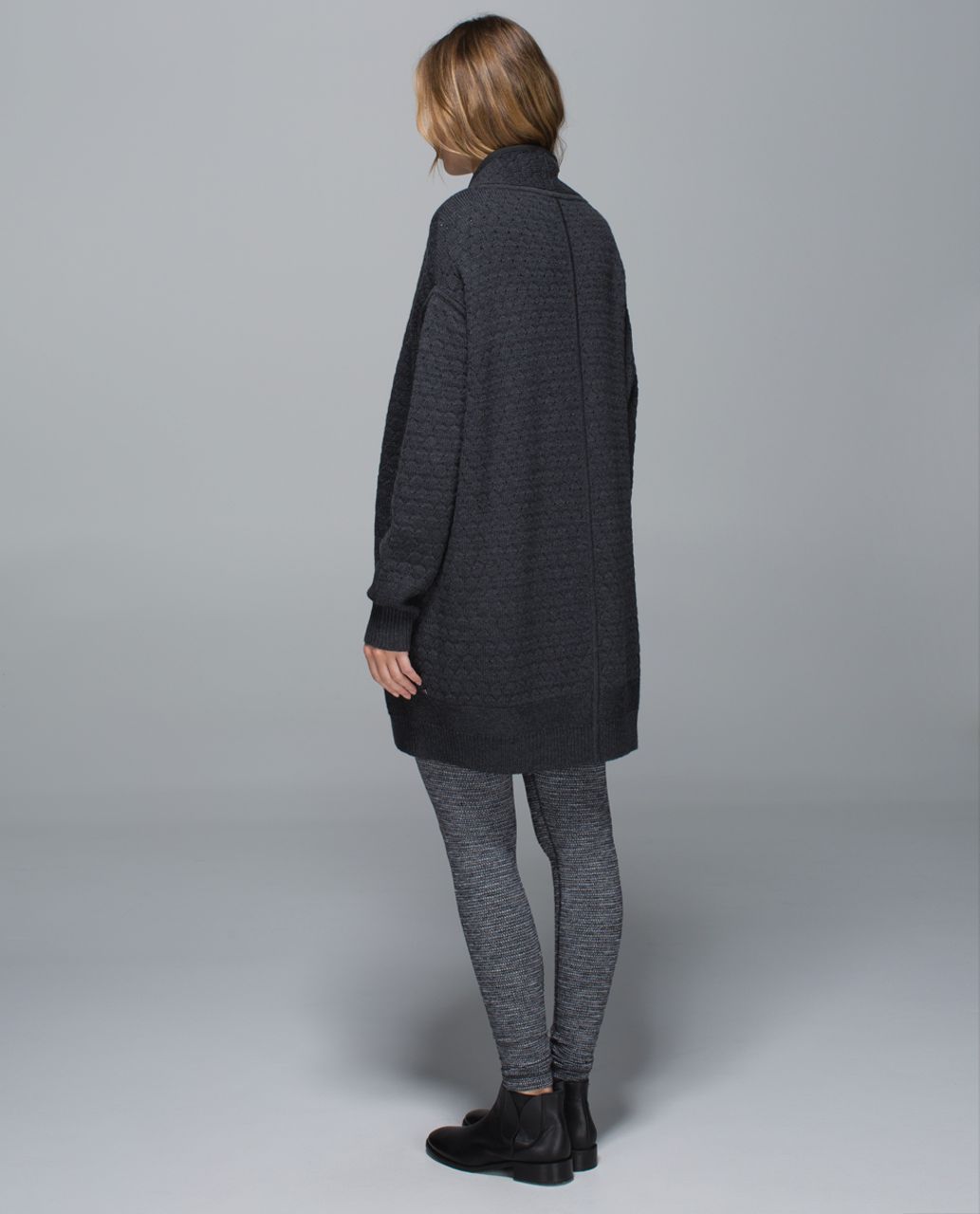 Lululemon Cardi All Day - Heathered Black