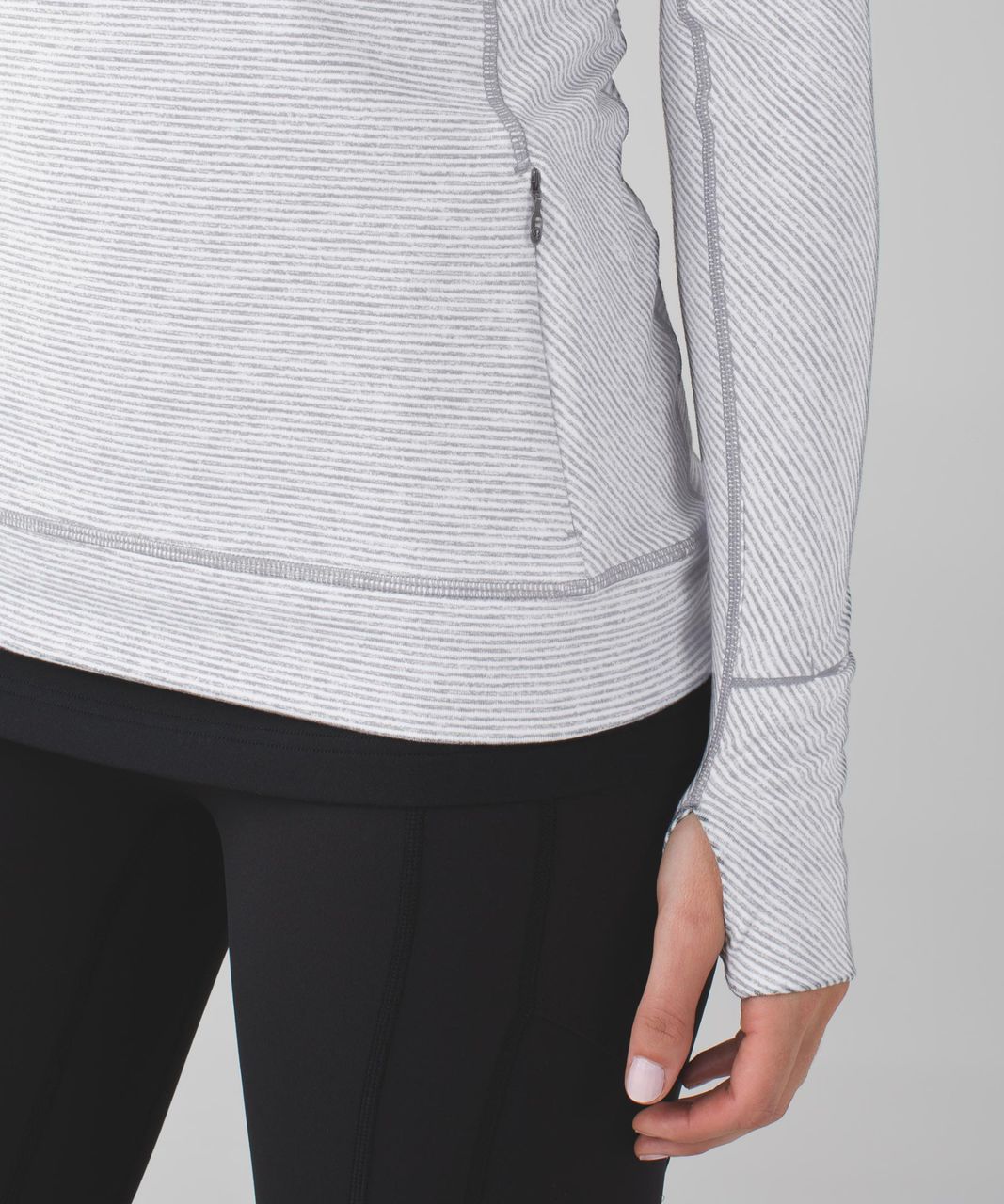 NWT Lululemon Think Fast Long Sleeve ~SIZE:2~Heathered