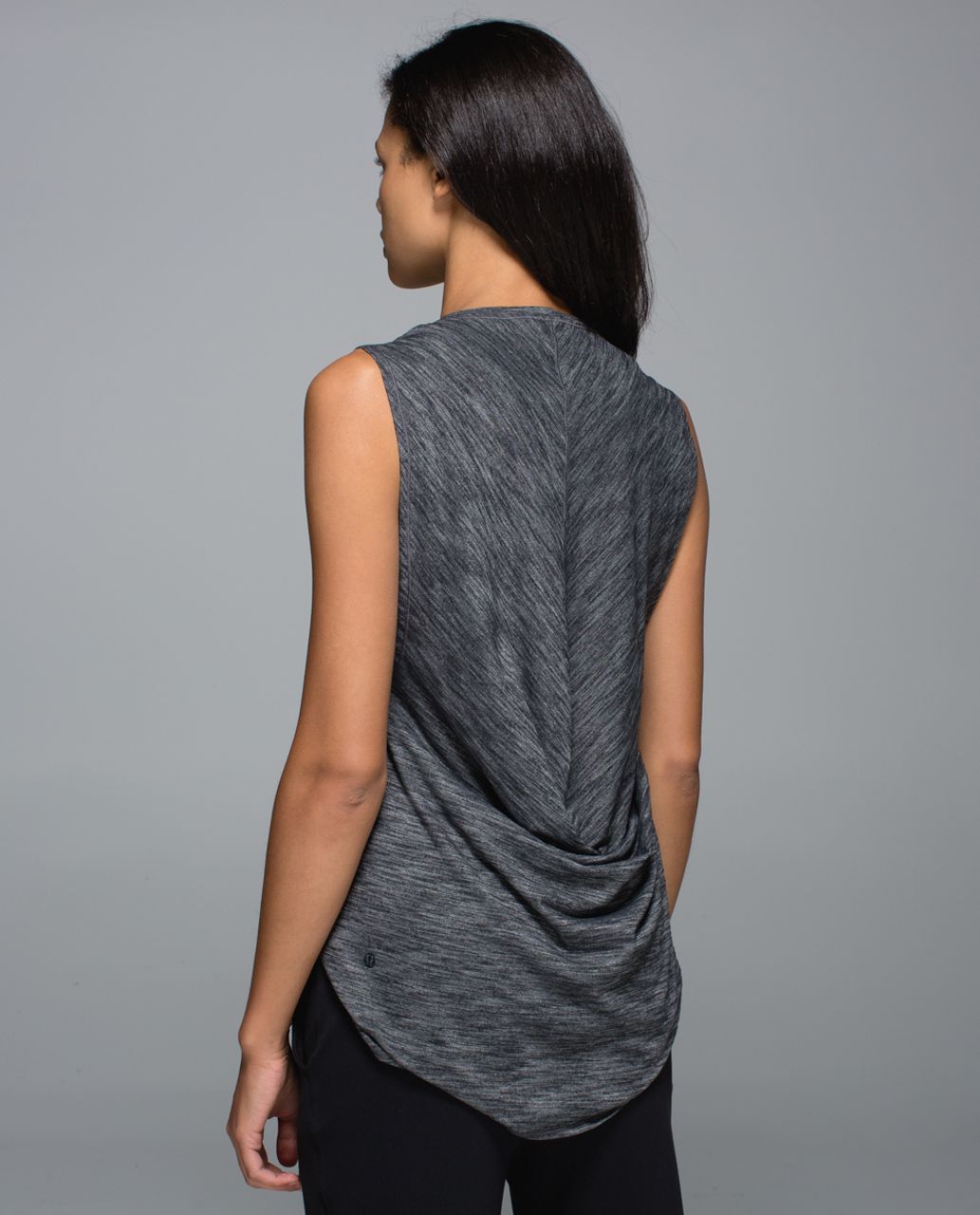 Lululemon Yogi Muscle Tee - Heathered Deep Coal