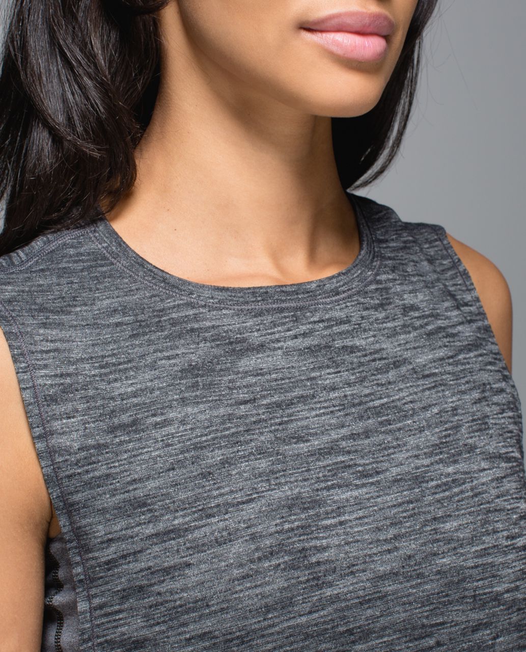 Lululemon Yogi Muscle Tee - Heathered Deep Coal