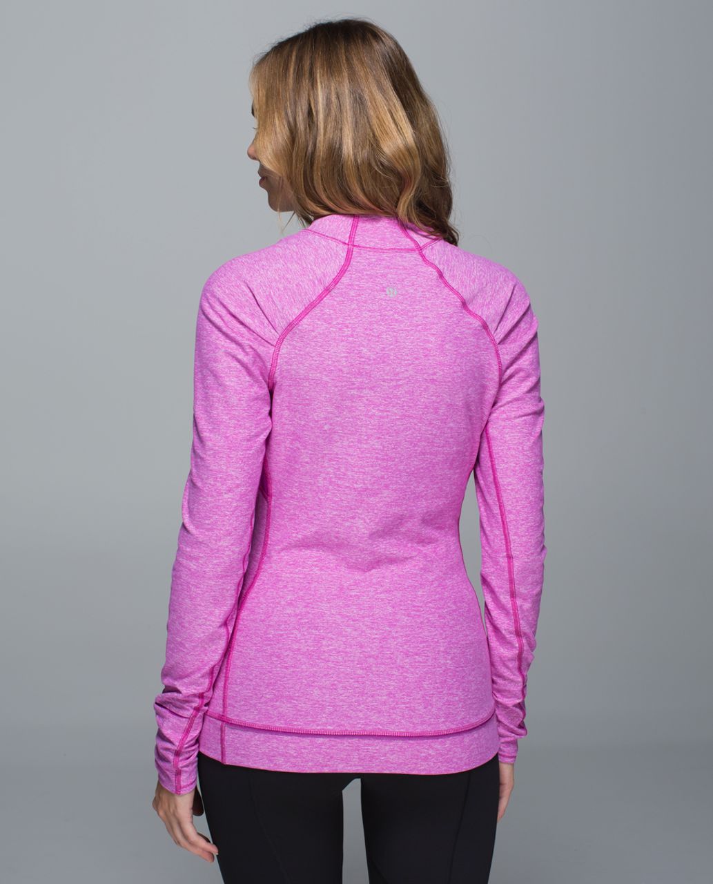 Lululemon Think Fast Long Sleeve - Heathered Ultra Violet /  Ultra Violet