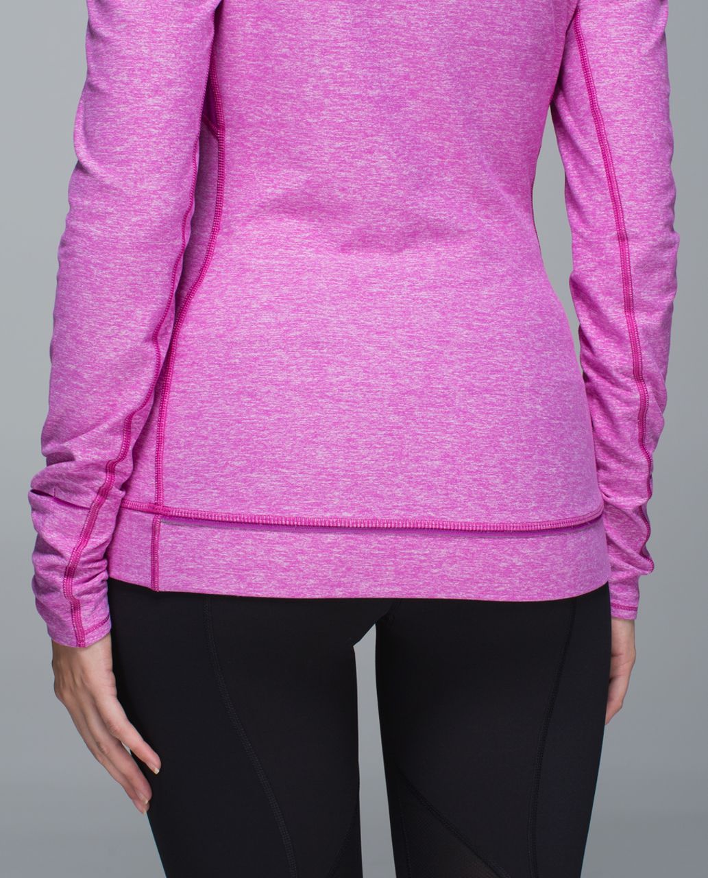 Lululemon Think Fast Long Sleeve - Heathered Ultra Violet /  Ultra Violet