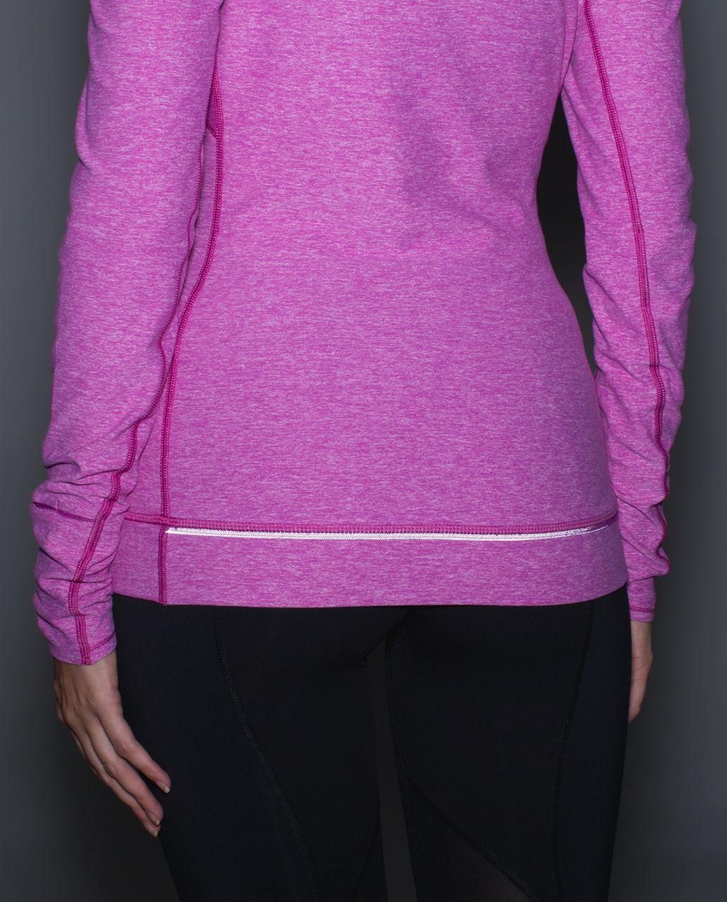 Lululemon Think Fast Long Sleeve - Heathered Ultra Violet /  Ultra Violet