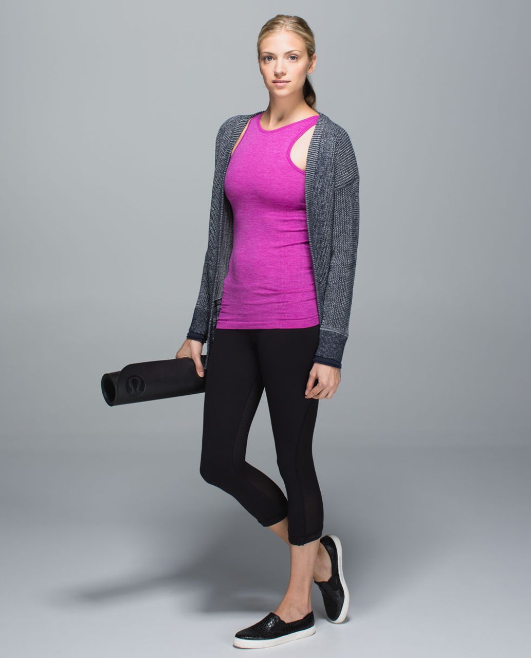 Lululemon Seamlessly Covered Tank - Heathered Ultra Violet