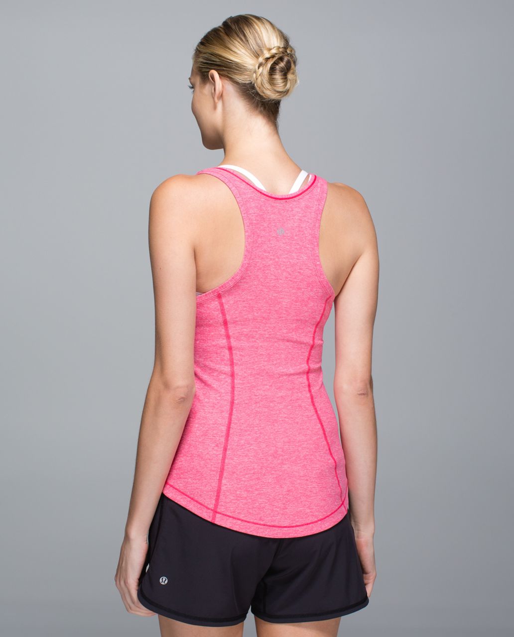 Lululemon Think Fast Tank - Heathered Boom Juice